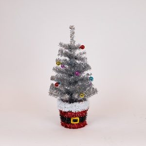 ΔΕΝΤΡΑΚΙ ΣΤΟΛΙΣΜΕΝΟ ΜΕ ΒΑΣΗ ΑΗ ΒΑΣΙΛΗΣ, ΑΣΗΜΙ, 45cm - Image 1