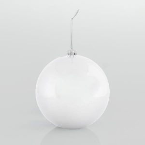 ΜΠΑΛΑ ΠΛΑΣΤΙΚΗ, ΛΕΥΚΗ, ΠΕΡΛΑ, ΣΕΤ 2ΤΜΧ, 20cm - Image 1