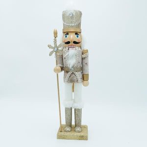 ΚΑΡΥΟΘΡΑΥΣΤΗΣ, ΛΕΥΚΟΣ ΣΑΜΠΑΝΙ, ΜΕ ΣΚΗΠΤΡΟ ΚΑΙ ΝΙΦΑΔΑ, 10x38cm - Image 1