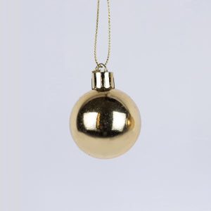 ΠΛΑΣΤΙΚΗ ΜΠΑΛΑ, ΧΡΥΣΗ ΓΥΑΛΙΣΤΕΡΗ, ΣΕΤ 6ΤΜΧ, 6cm - Image 1