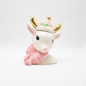 ΜΠΙΣΚΟΤΙΕΡΑ ΕΛΑΦΑΚΙ, ΜΕ ΧΡΥΣΑ ΚΕΡΑΤΑ, ΔΙΑΚΟΣΜΗΤΙΚΗ, 20x23.5cm - Image 1