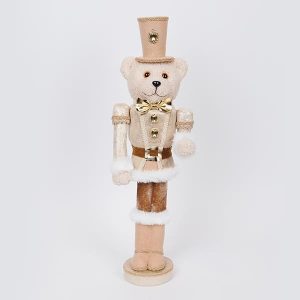 ΑΡΚΟΥΔΟΣ ΣΤΡΑΤΙΩΤΗΣ ΜΕ ΣΑΜΠΑΝΙ ΡΟΥΧΑ, 53cm - Image 1