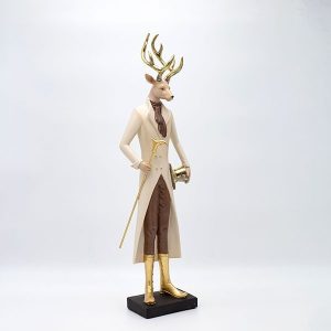 ΤΑΡΑΝΔΟΣ ΠΟΛΥΡΕΖΙΝ, ΜΕ ΣΜΟΚΙΝ ΚΑΙ ΚΑΠΕΛΟ, 48cm - Image 1