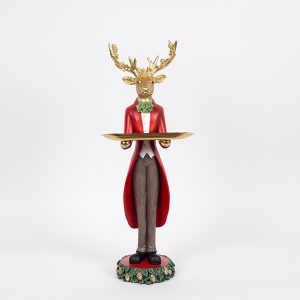 ΕΛΑΦΙ ΜΕ ΠΙΑΤΕΛΑ, ΚΑΙ ΣΤΟΛΙΣΜΕΝΑ ΚΕΡΑΤΑ, ΠΟΛΥΡΕΖΙΝ, 19x61cm - Image 1