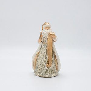 ΔΙΑΚΟΣΜΗΤΙΚΟ ΠΟΛΥΡΕΖΙΝ, ΑΓΙΟΣ ΒΑΣΙΛΗΣ ΜΕ ΛΙΣΤΑ ΔΩΡΩΝ, ΣΑΜΠΑΝΙ, 9x15cm - Image 1