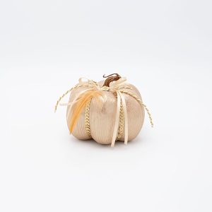 ΚΟΛΟΚΥΘΑ, ΜΕΤΑΛΙΖΕ ΣΚΟΥΡΟ ΣΑΜΠΑΝΙ, ΜΕ ΦΤΕΡΟ, 8x8cm - Image 1