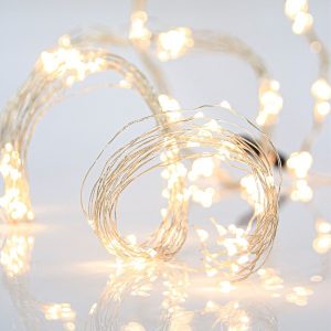 ΧΤΑΠΟΔΙ, 200 ΜΙΝΙ LED, ΜΕΤΑΣΧΗΜΑΤΙΣΤΗ, ΣΤΑΘΕΡΟ, ΑΣΗΜΙ ΧΑΛΚΙΝΟ ΚΑΛΩΔΙΟ, ΘΕΡΜΟ ΛΕΥΚΟ LED ANA 10cm (10 LINES x 20 LED), ΠΡΟΕΚΤΑΣΗ ΠΑΡΟΧΗΣ 5m, ΙΡ44 - Image 1