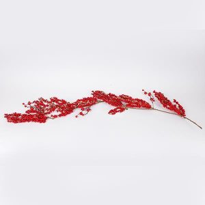 ΓΙΡΛΑΝΤΑ, ΜΕ ΚΟΚΚΙΝΑ ΚΑΙ ΣΑΜΠΑΝΙ BERRIES, 130cm - Image 1