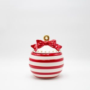 ΜΠΙΣΚΟΤΙΕΡΑ, ΧΡΙΣΤΟΥΓΕΝΝΙΑΤΙΚΗ ΜΠΑΛΑ CANDY, ΔΙΑΚΟΣΜΗΤΙΚΗ, 17x20cm - Image 1