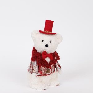 ΑΡΚΟΥΔΑΚΙ ΜΕ ΜΠΟΡΝΤΟ ΡΟΥΧΑ, 23cm - Image 1