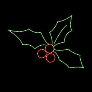 ΕΠΑΓΓΕΛΜΑΤΙΚΟ ΣΧΕΔΙΟ, ΕΠΙΣΤΗΛΙΟ, ΓΚΙ, 230V, KOKKINH & ΠΡΑΣΙΝΗ ΦΩΤΟΣΩΛΗΝΑ, 78x65cm, IP65 - Image 1