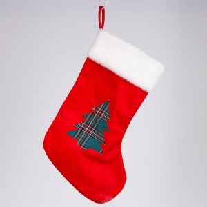 ΚΑΛΤΣΑ ΜΕ ΔΕΝΤΡΑΚΙ, ΚΟΚΚΙΝΗ, 25x35cm - Image 1