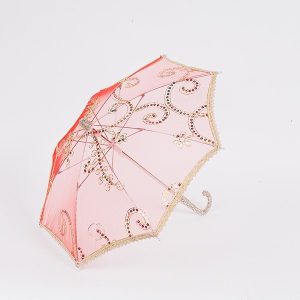 ΟΜΠΡΕΛΑ, ΚΟΚΚΙΝΗ ΟΡΓΑΝΤΖΑ, 41cm - Image 1