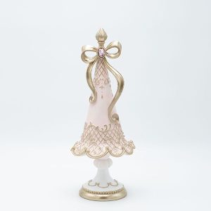 ΔΕΝΤΡΟ ΠΟΛΥΡΕΖΙΝ, ΡΟΖ ΝΤΕΓΚΡΑΝΤΕ, ΜΕ ΦΙΟΓΚΟ, 13x13x35.5cm - Image 1