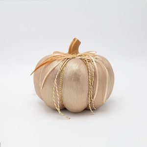 ΚΟΛΟΚΥΘΑ, ΜΕΤΑΛΙΖΕ ΣΚΟΥΡΟ ΣΑΜΠΑΝΙ, ΜΕ ΦΤΕΡΟ, 16x20cm - Image 1