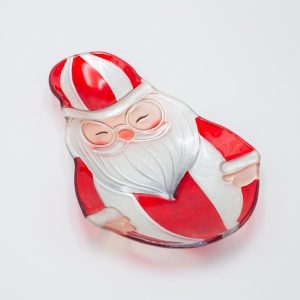 ΠΙΑΤΕΛΑ ΑΓΙΟΣ ΒΑΣΙΛΗΣ CANDY, ΓΥΑΛΙΝΗ ΔΙΑΚΟΣΜΗΤΙΚΗ, 19x30cm - Image 1