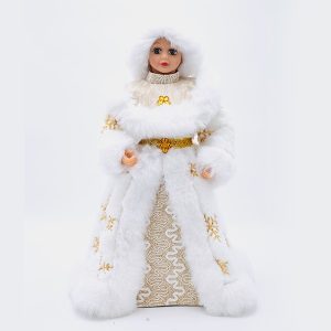 ΚΟΥΚΛΙΤΣΑ ΜΕ ΛΕΥΚΗ ΚΑΠΑ, 45cm - Image 1